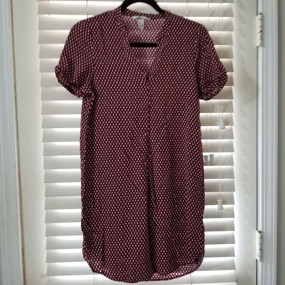 H&M / 2 / Red and White Dress - Picture 1 of 4